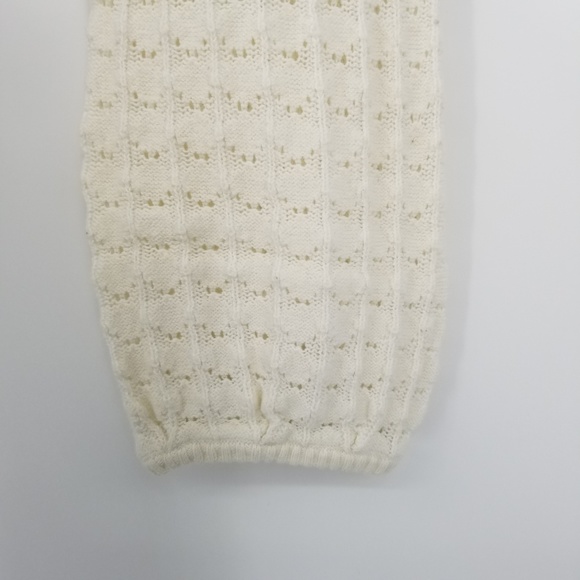 Calvin Klein V-Neck Long Tunic Sweater Cotton Wool - Picture 5 of 8